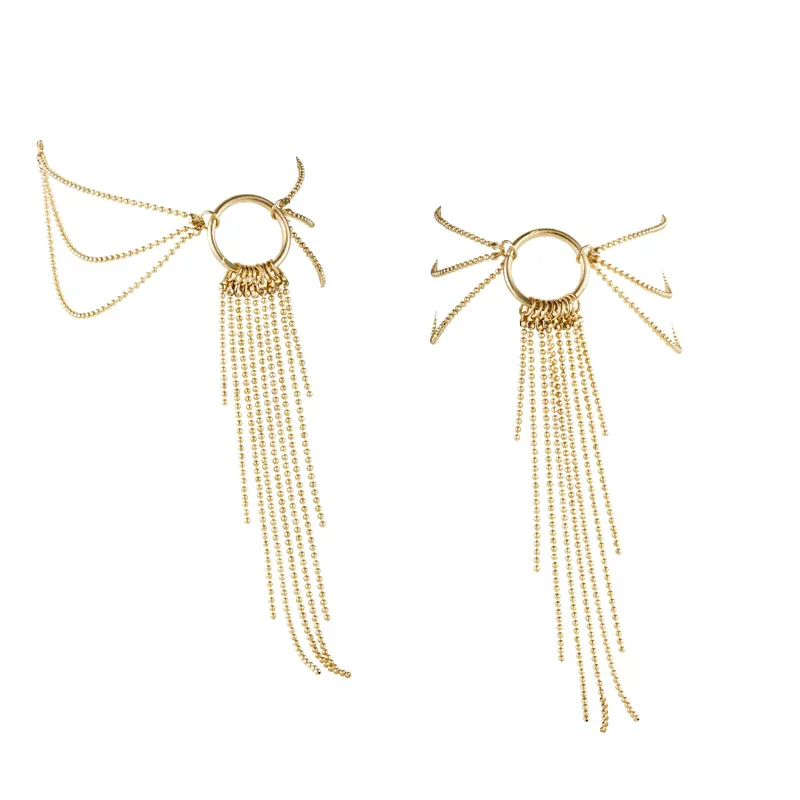 Прикраса для ніг Bijoux Indiscrets Magnifique Feet Chain — Gold