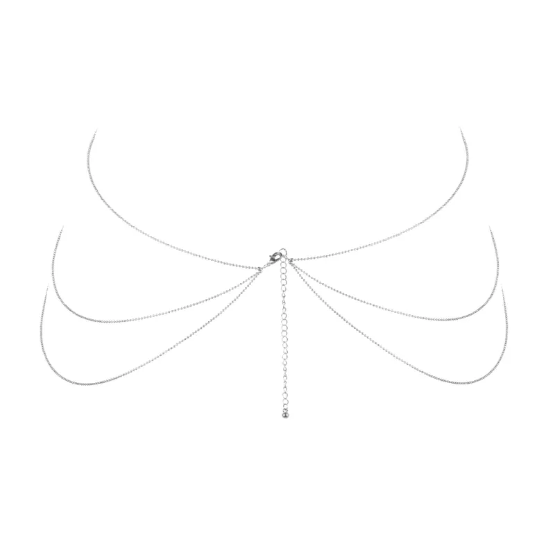 Ланцюжок для тіла Bijoux Indiscrets Magnifique 8 Body Chain — Silver