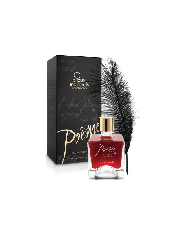 Фарба для тіла Bijoux Indiscrets Poême - Wild Strawberry, 50 г