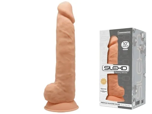 Фалоімітатор реалістичний SilexD Arnold Flesh, двошаровий, силікон+Silexpan