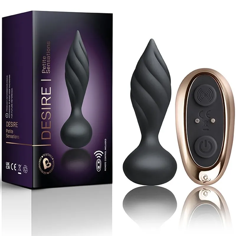 Анальна вібропробка Rocks Off Petite Sensations Desire, чорна