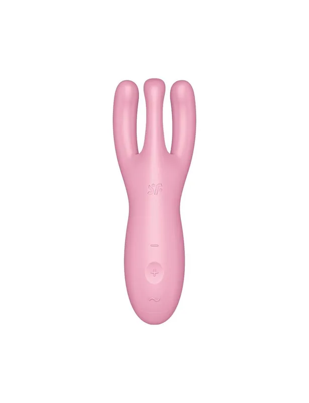 Кліторальний смарт-вібратор Satisfyer Threesome 4 з трьома відростками
