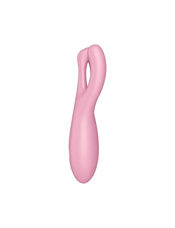 Кліторальний смарт-вібратор Satisfyer Threesome 4 з трьома відростками
