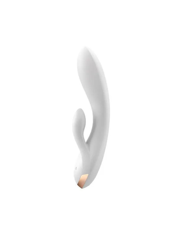 Смарт-вібратор-кролик Satisfyer Double Flex White з подвійним відростком