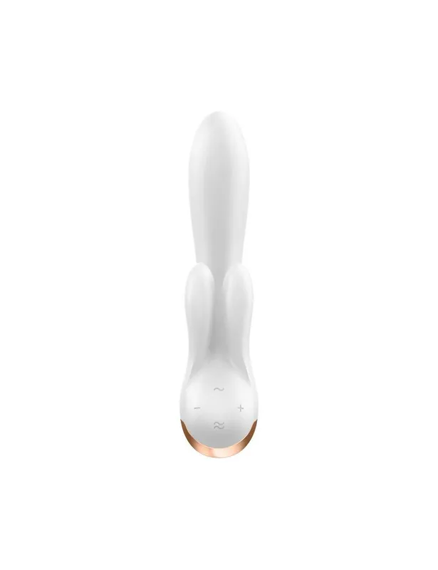 Смарт-вібратор-кролик Satisfyer Double Flex White з подвійним відростком