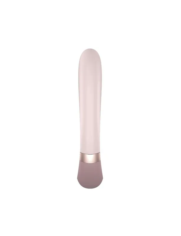 Смарт вібратор-кролик з підігрівом Satisfyer Heat Wave Mauve