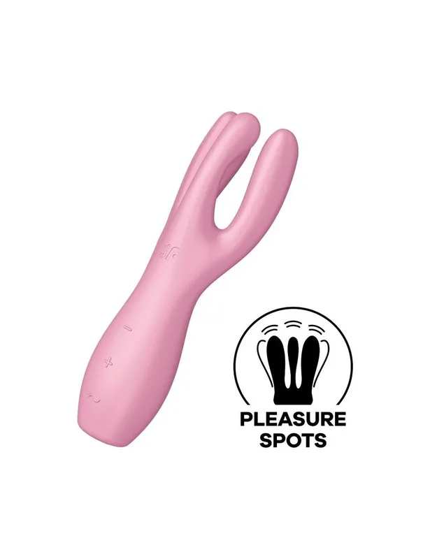 Кліторальний вібратор Satisfyer Threesome 3 з трьома відростками
