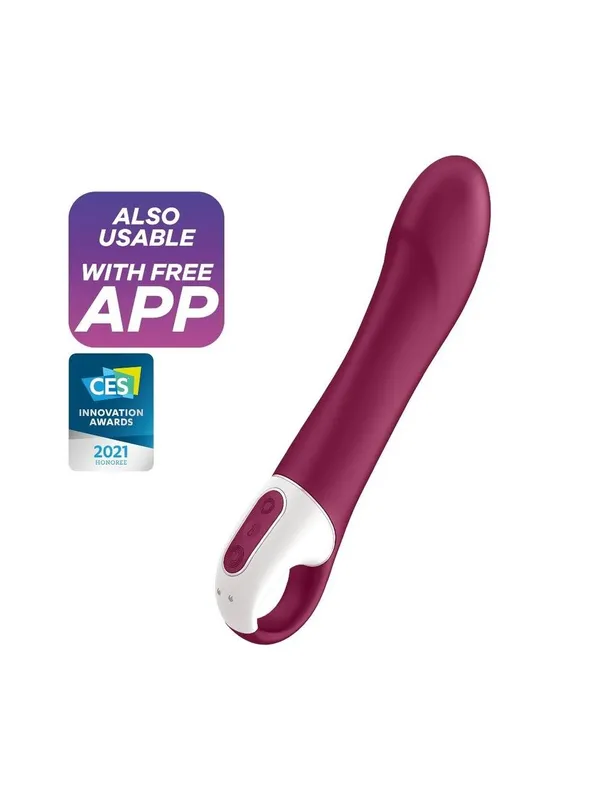 Смарт-вібратор точки G Satisfyer Big Heat з підігрівом