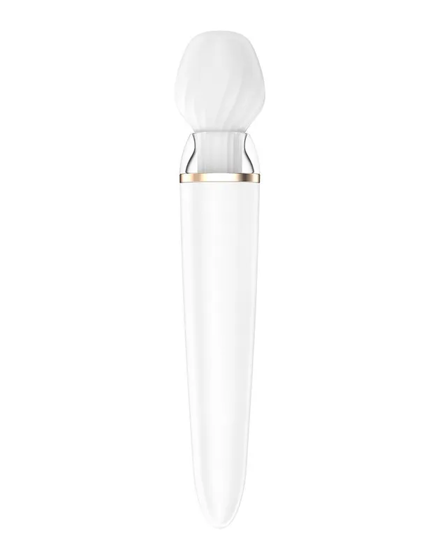 Смарт-вібромасажер зі змінною головкою Satisfyer Double Wand-er