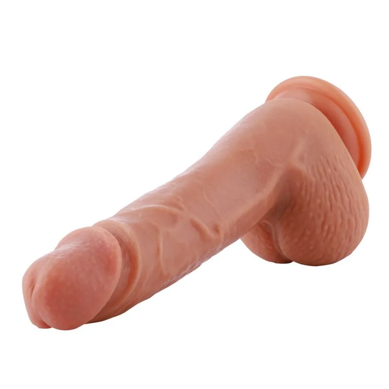 Насадка-фалоімітатор Hismith 8.3″ 2-layers Silicone Flesh Dildo для секс-машин