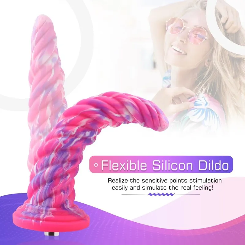 Фантазійний фалоімітатор Hismith Silicone Dildo Monster Series для секс-машин, KlicLok