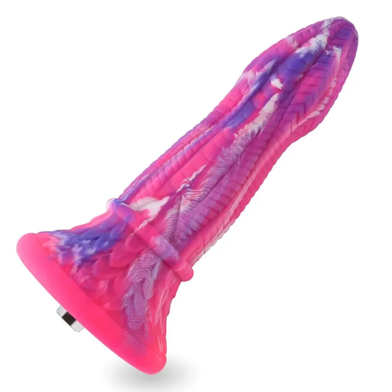 Фалоімітатор Hismith 10.3" Silicone Monster Dildo Series з KlicLok та присоскою