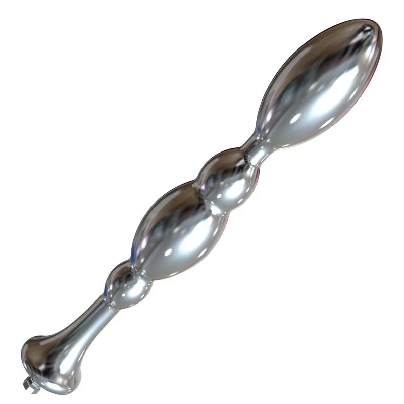 Металевий анальний плаг Hismith Bullet Anal Toy з системою KlicLok