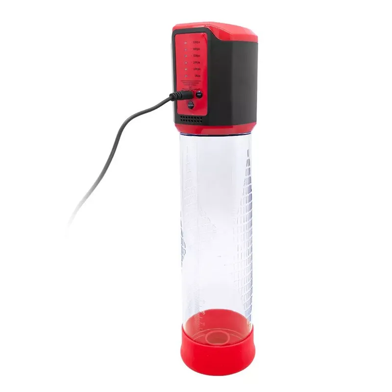 Автоматична вакуумна помпа Men Powerup Passion Pump Red, перезаряджувана, 5 режимів