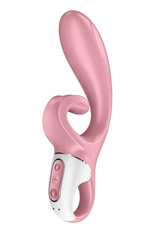 Вібратор-кролик Satisfyer Hug Me, 2 мотори, керування через смартфон