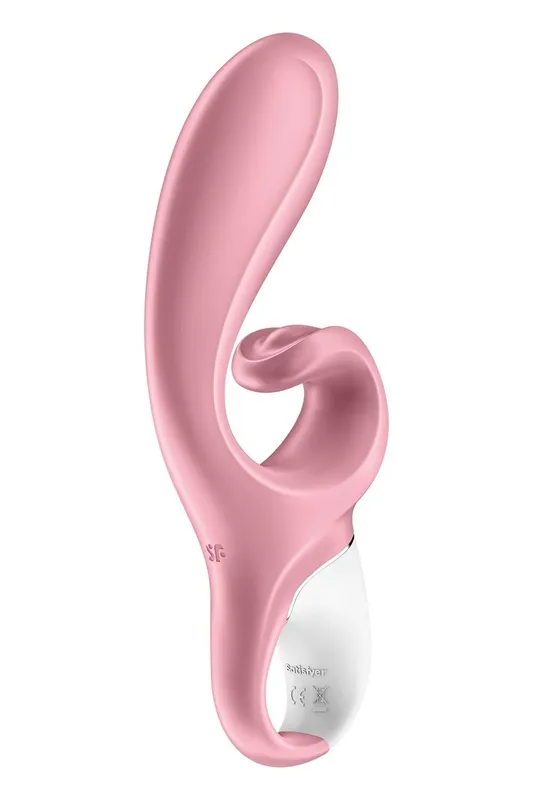 Вібратор-кролик Satisfyer Hug Me, 2 мотори, керування через смартфон