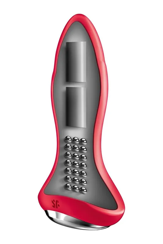 Анальна смарт-вібропробка Satisfyer Rotator Plug 1+ Red з перлинним масажем