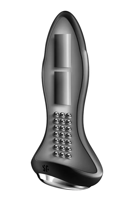 Анальна смарт-вібропробка Satisfyer Rotator Plug 1+ Black з перлинним масажем
