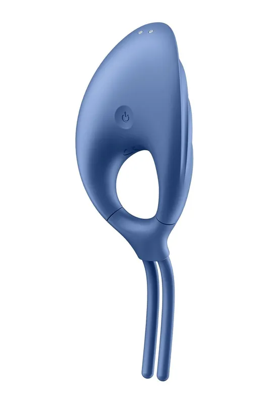 Ерекційне віброкільце-ласо Satisfyer Swordsman Blue, 10 режимів вібрації