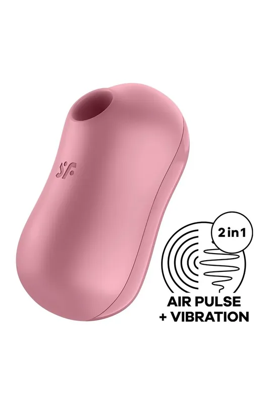 Вакуумний стимулятор Satisfyer Cotton Candy Light Red