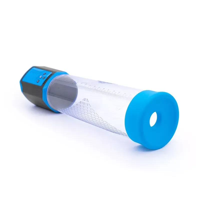Автоматична вакуумна помпа Men Powerup Passion Pump Blue, перезаряджувана, 5 режимів