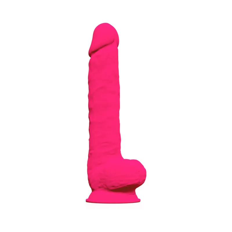 Фалоімітатор SilexD Kingston Pink (MODEL 15in), розмір XXL, силікон+SILEXPAN®, діаметр 7 см