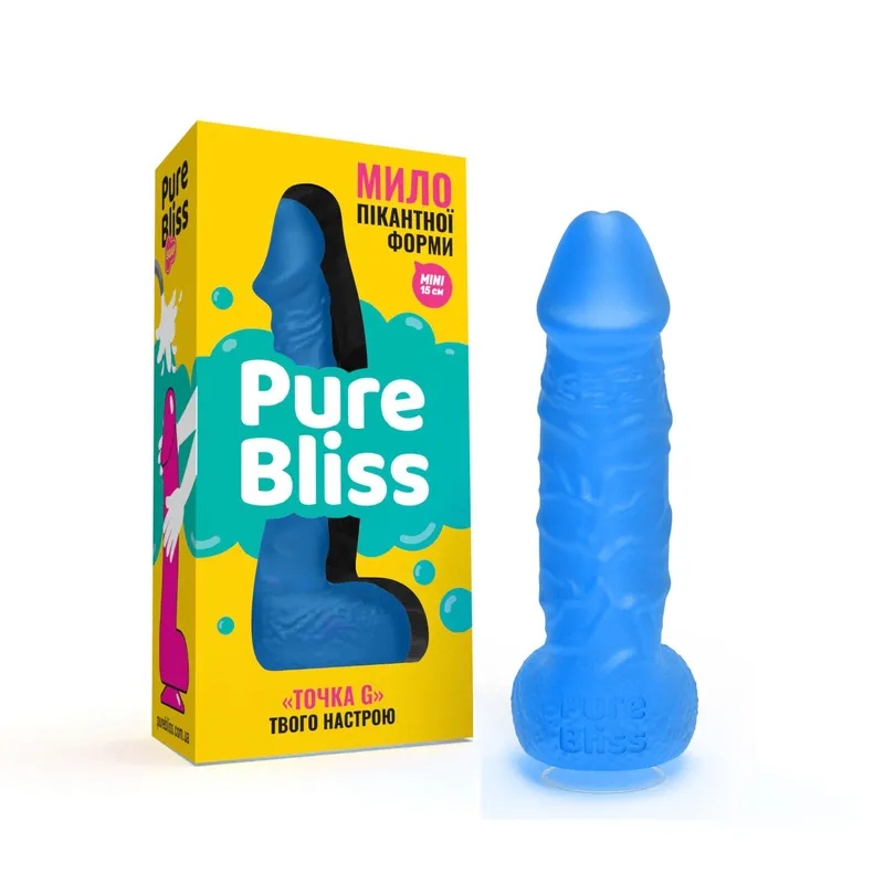 Мило у формі пеніса Pure Bliss MINI Dark Blue