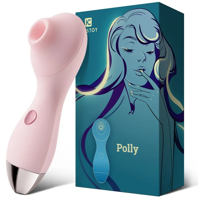 Вакуумний стимулятор KISSTOY Polly Pink
