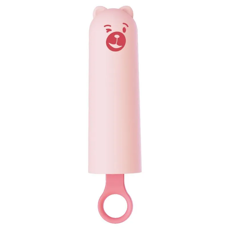 Вібратор CuteVibe Teddy Pink, реалістичний вібратор у вигляді морозива