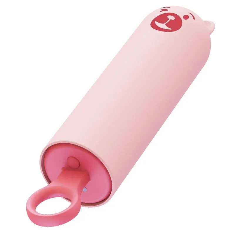 Вібратор CuteVibe Teddy Pink, реалістичний вібратор у вигляді морозива