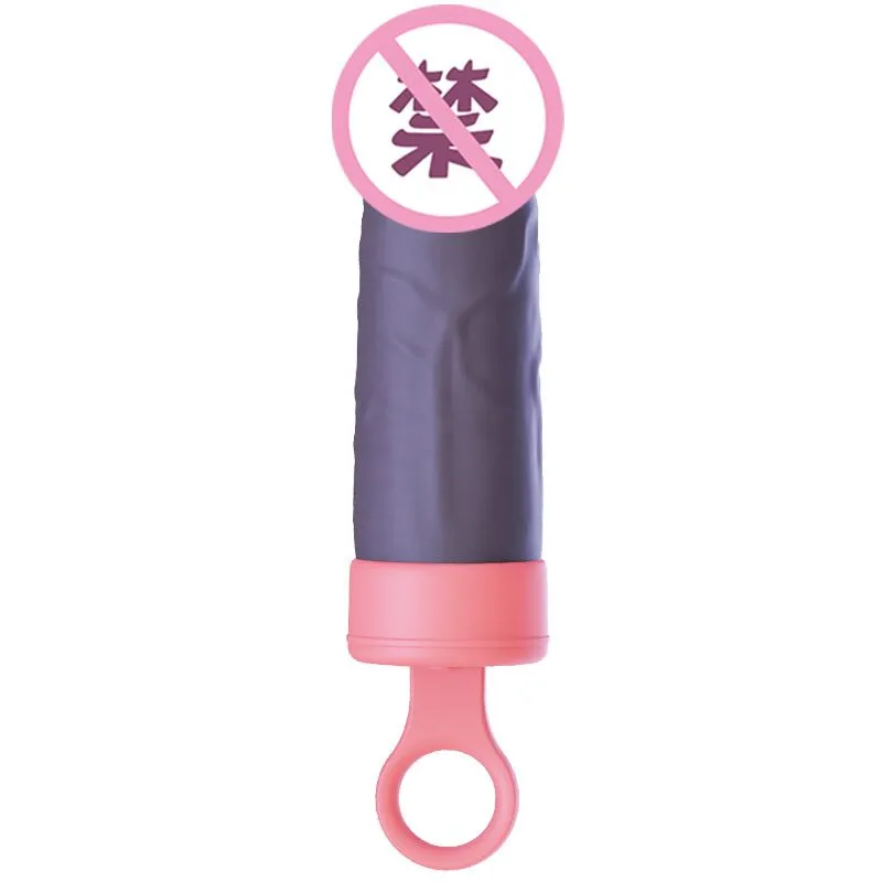 Вібратор CuteVibe Teddy Pink, реалістичний вібратор у вигляді морозива