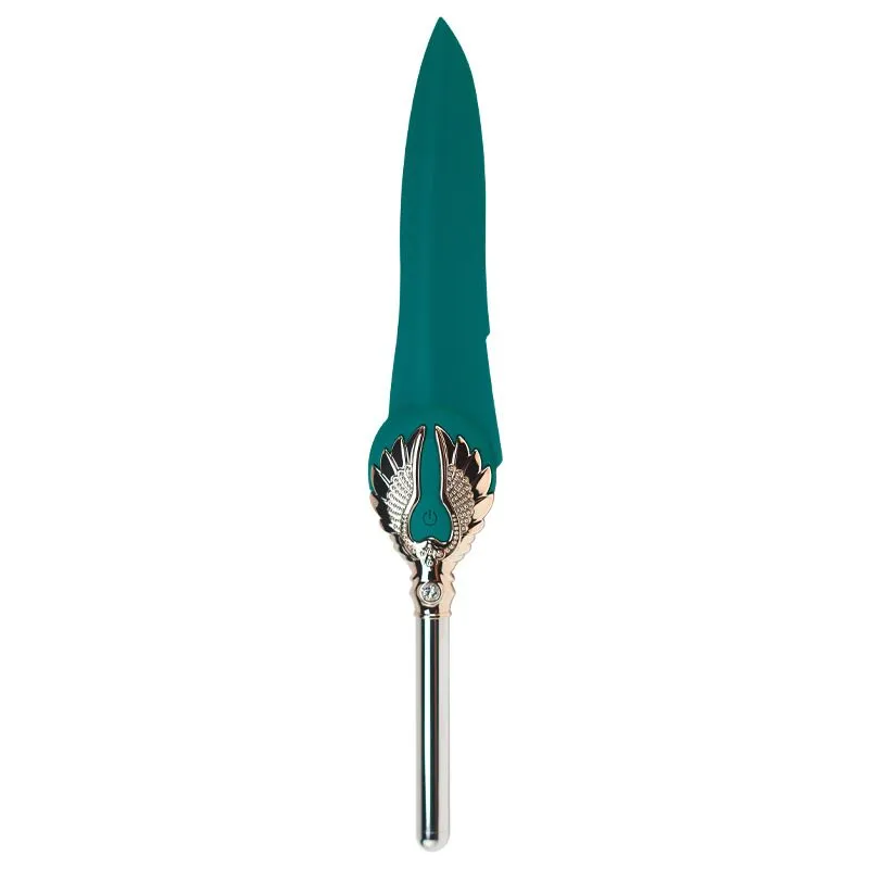 Вібратор Knight Jenay FLOWERS & SWORD із маскою, стрічкою та лубрикантом