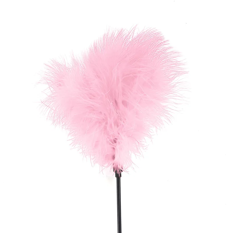 Лоскоталка з пером індика Art of Sex – Feather Paddle, рожева
