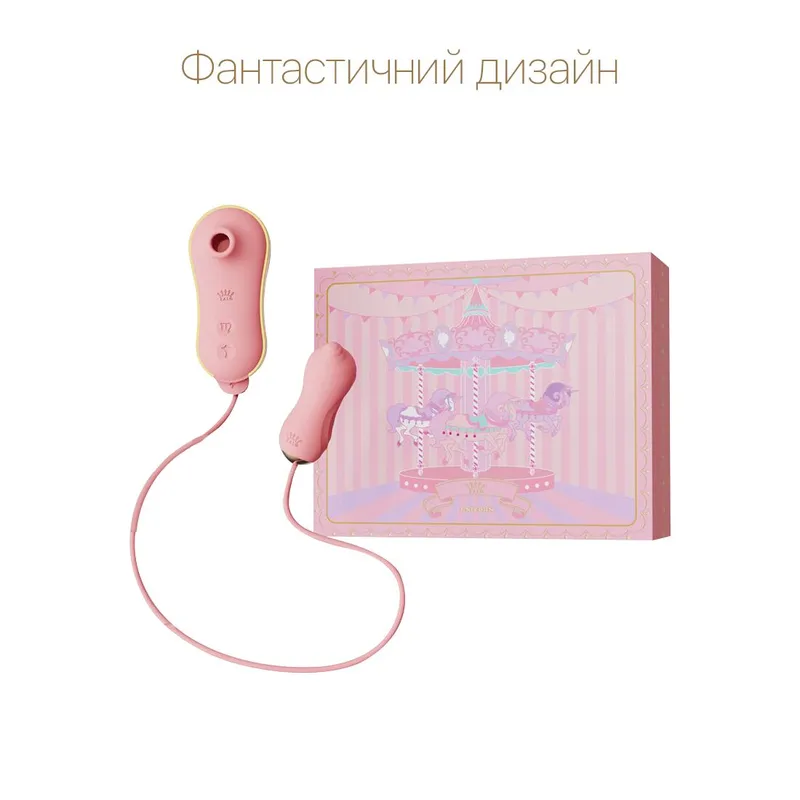 Набір 2в1 Zalo — UNICORN Set, віброяйце + вакуумний стимулятор клітора
