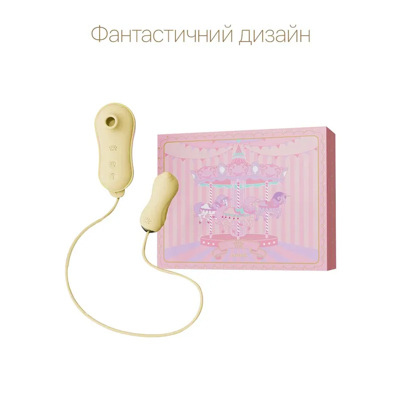 Набір 2в1 Zalo — UNICORN Set, віброяйце + вакуумний стимулятор клітора