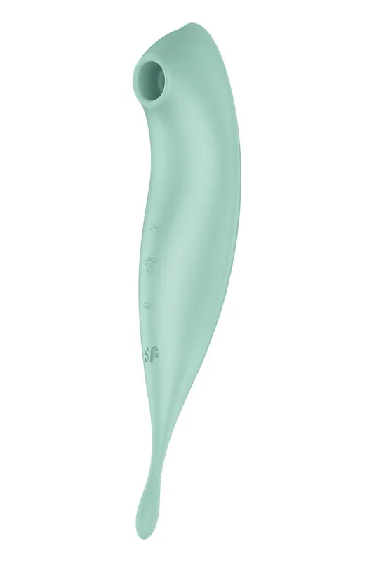 Смарт-вібратор для клітора Satisfyer Twirling Pro+ Mint з вакуумною стимуляцією