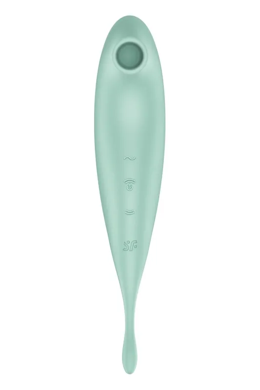 Смарт-вібратор для клітора Satisfyer Twirling Pro+ Mint з вакуумною стимуляцією