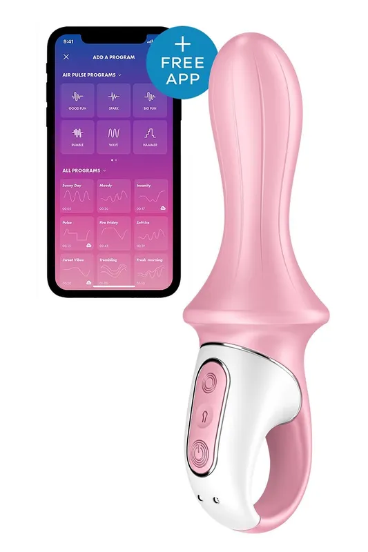 Анальний смарт-вібратор Satisfyer Air Pump Booty 5+ з надувною головкою