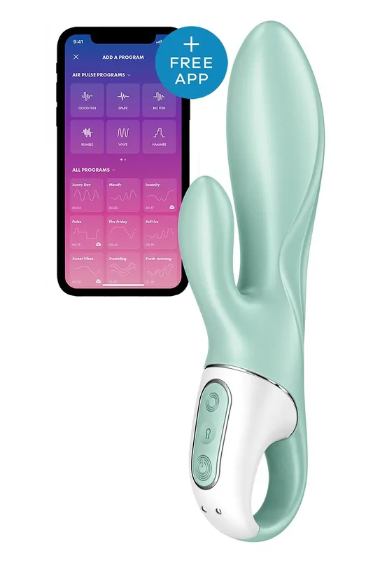 Смарт-вібратор-кролик Satisfyer Air Pump Bunny 5+ з надувним стовбуром