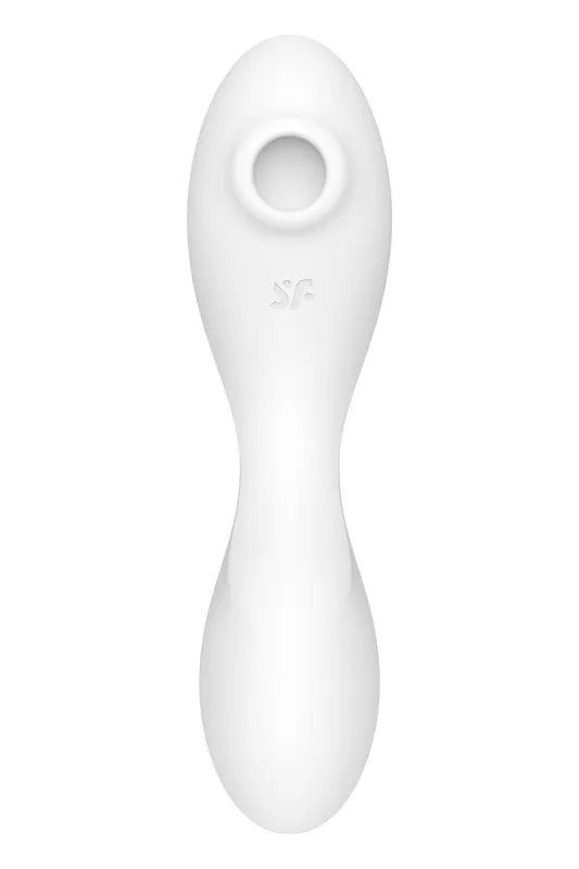 Вакуумний смарт-стимулятор Satisfyer Curvy Trinity 5 (White) з керуванням зі смартфона