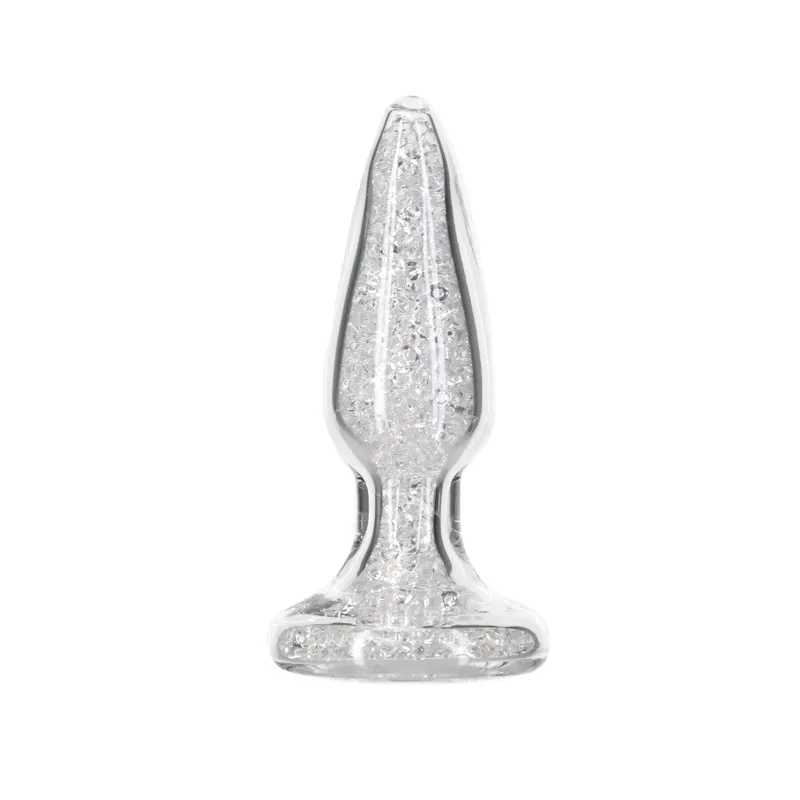 Скляна анальна пробка Pillow Talk Fancy Luxurious Glass Anal Plug, ⌀3,1 см
