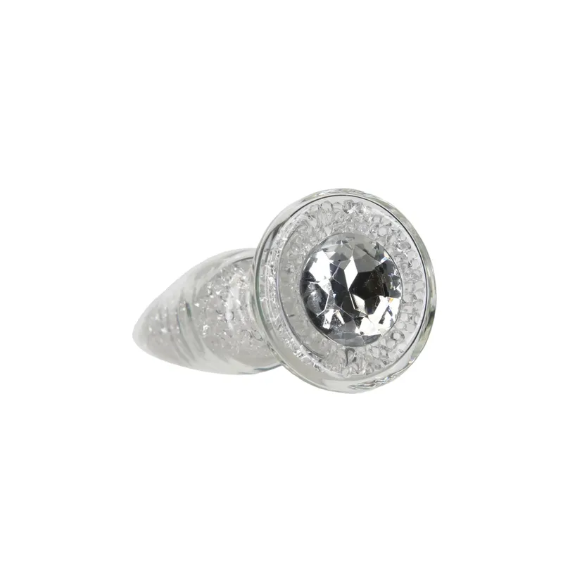 Скляна анальна пробка Pillow Talk Fancy Luxurious Glass Anal Plug, ⌀3,1 см
