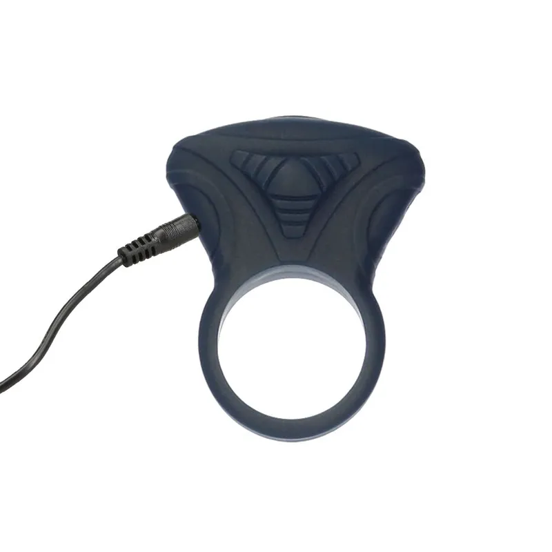 Ерекційне віброкільце Lux Active Circuit Vibrating Cock Ring з пультом ДК, синє