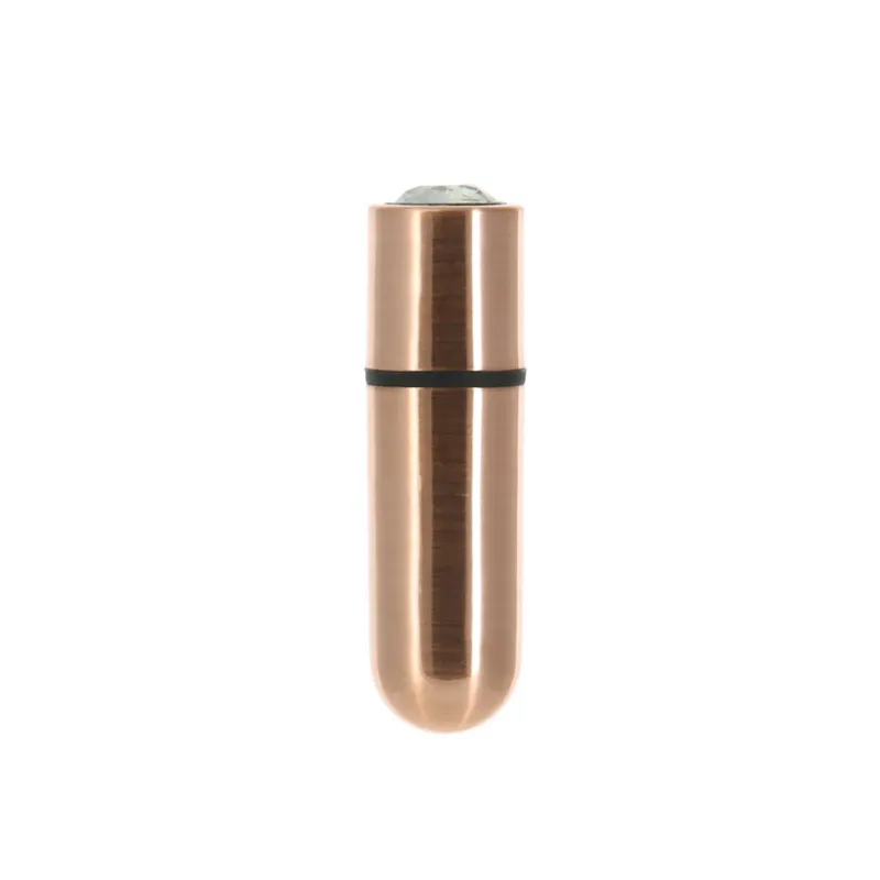 Вібропуля PowerBullet First-Class Bullet 2.5″ Key Chain Pouch, рожеве золото