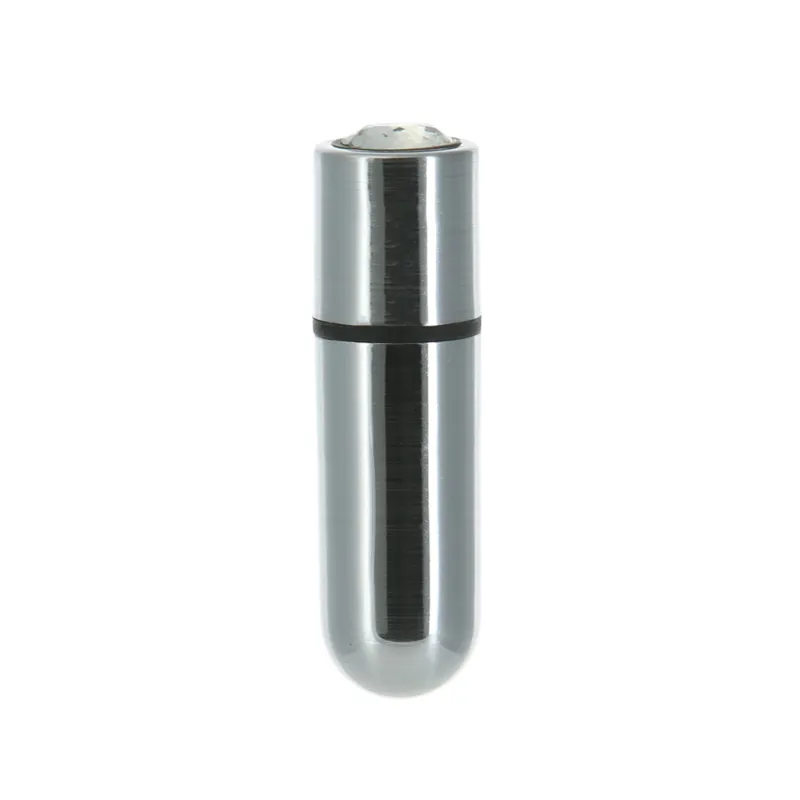 Віброкуля PowerBullet First-Class Bullet 2.5″ with Key Chain Pouch, Silver