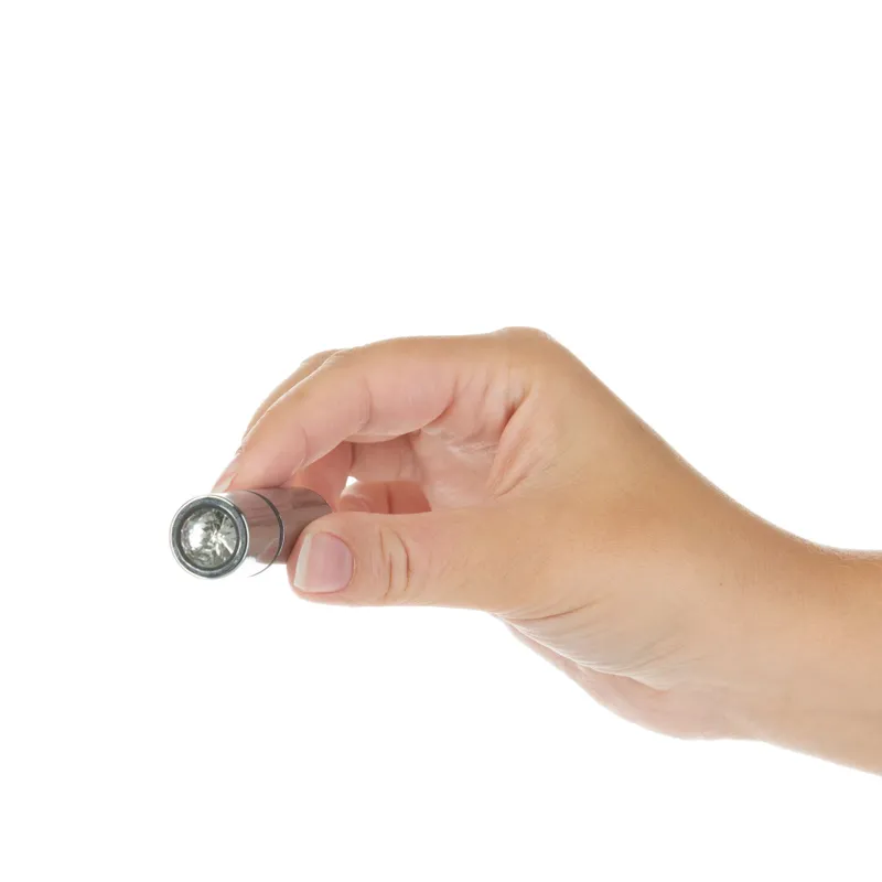 Віброкуля PowerBullet First-Class Bullet 2.5″ with Key Chain Pouch, Silver