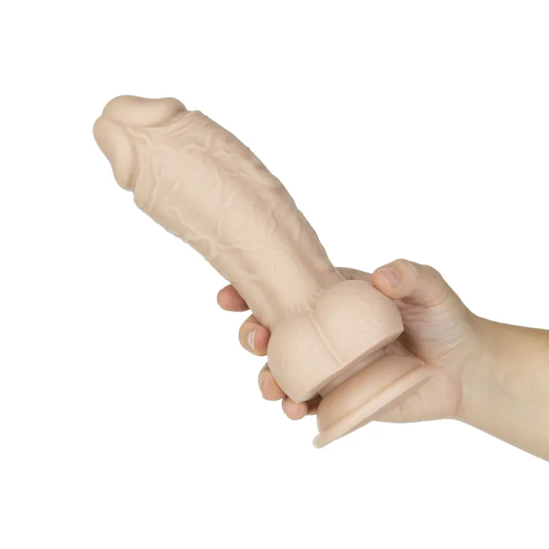 Фалоімітатор ADDICTION Roman 8″ Girthy Dong, бежевий, 20,3 см