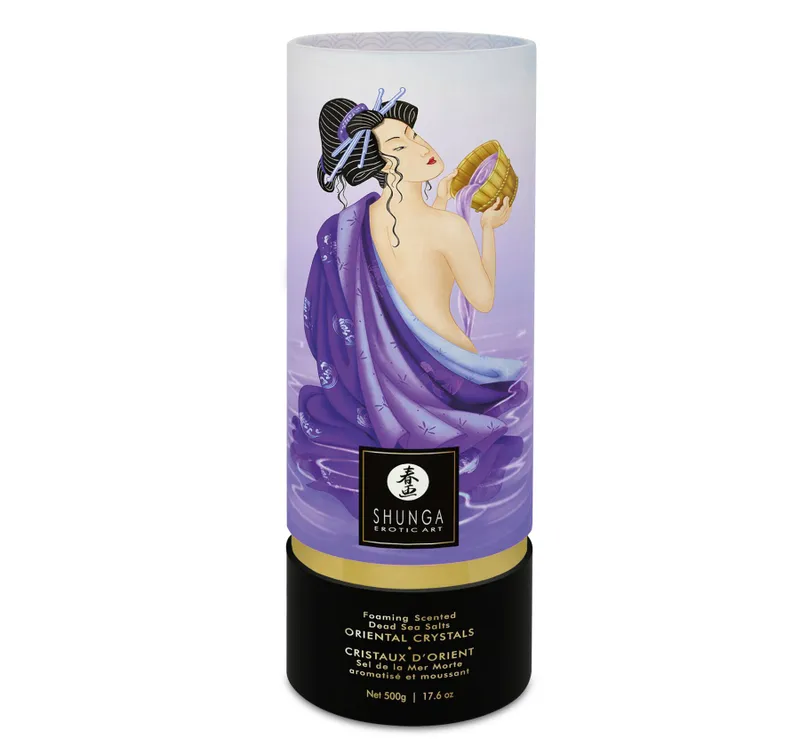 Пінлива сіль для ванни Shunga Dead Sea salt Oriental Crystals — Exotic Fruits (500 г)