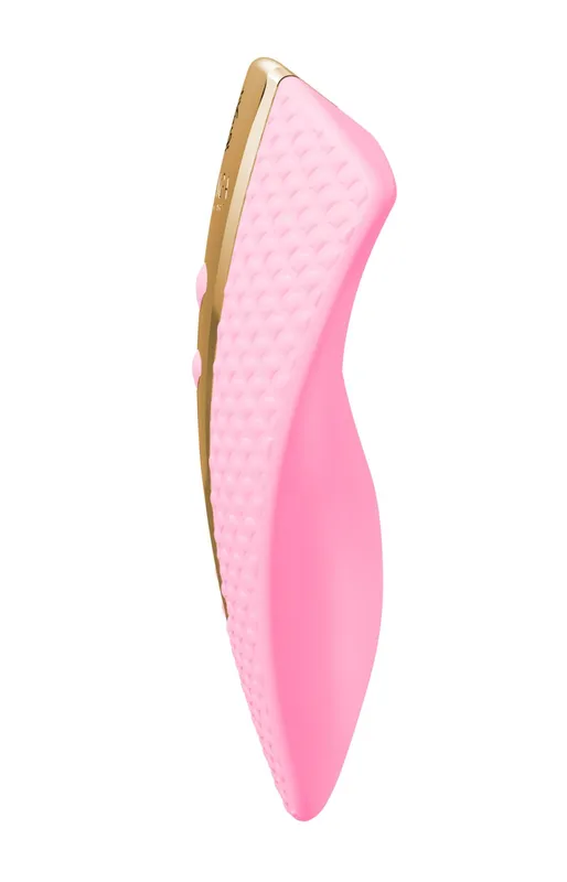 Кліторальний вібратор Shunga Obi Light Pink