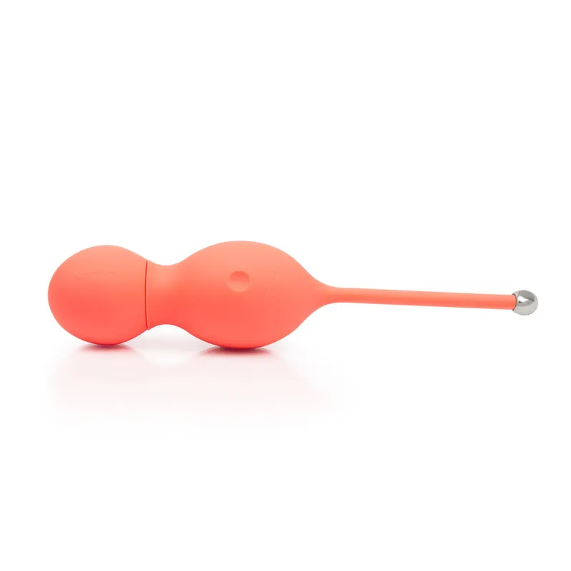 Смарт вагінальні кульки з вібрацією We-Vibe Bloom, діаметр 3,3 см, коралові